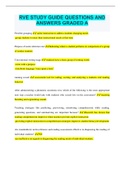 RVE STUDY GUIDE QUESTIONS AND ANSWERS GRADED A