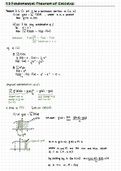 Fundamental Theorem of Calculus lecture notes