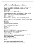 aPHR Practice Test Questions And Answers 