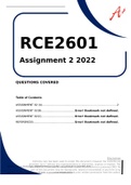 RCE2601 Assignment 2 2022