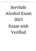 ServSafe Alcohol Exam 2023 With Verified Answers Graded A+