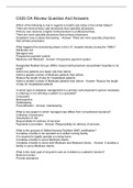 C425 OA Review Questios And Answers