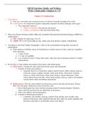 NR228 Nutrition, Health, and Wellness Week 2 Study guide--Chapters 4, 7, 8
