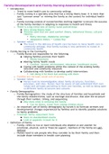 Family Development and Family Nursing Assessment Chapter 18 EXAM practice study guide 2022