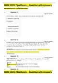 NURS 6531N Final Exam &ndash; Question with Answers