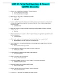 WGU C207 OA Partial test Questions with Answers