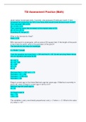 2022-2023 TSI Assessment Practice &lpar;Math&rpar; Exam