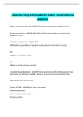 Texas Jurisprudence Exams Bundle Pack &lpar;2022&sol;2023&rpar; 