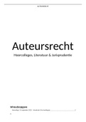 Samenvatting Auteursrecht &lpar;JUR-4AUTEUR&rpar;