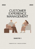 Semester 1 Customer Experience Management (CEM)// Communicatie jaar 2