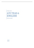 ATI TEAS 6 ENGLISH