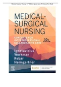 Medical Surgical Nursing 10th Edition Ignatavicius Workman Test Bank
