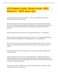 NYS Notary Public Study Guide&period; 2022&period; Rated A&plus;&period; 100&percnt; pass rate&period;