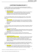 CAPSTONE PHARMACOLOGY 2