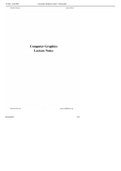 Computer-Graphics notes-1 introduction