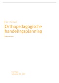 Samenvatting orthopedagogische handelingsplanning