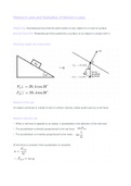 Grade 12 IEB Physical Science (Physics) Newton's Laws  (Section B) summary & notes