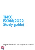 TNCC EXAM(2022 Study guide)