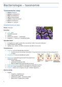 Taxonomie bacteriën (P. Cos) microbiologie 3e Ba DGK UA