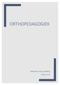 Examen (uitwerking) orthopedagogie (AP5G11A1A03) 