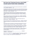 No Fear Act Training Course Joint Staff EXAM QUESTIONS AND ANSWERS