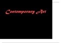 Collin College ARTS 1301 Chapter 3.9 Contemporary Art Presentation