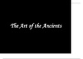 Collin College ARTS 1301 Chapter 3.1 The Art of the Ancients Presentation