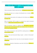 WGU C224 Module 2 checkpoint review 100&percnt; correct