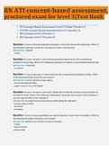 RN ATI concept-based assessment&comma; proctored exam for level 1 Test Bank&period; &lpar;Answered&rpar; With Rationales & RN ATI concept-based assessment&comma; proctored exam for level 3 &vert;Test Bank&period; 