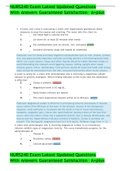 NURS240 Exam Latest Updated Questions With Answers Guaranteed Satisfaction   A&plus;plus