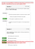 Portage Learning BIOD 121 M5 Exam Questions and Answers Best Rated A&plus; Guaranteed Success Latest update 2023
