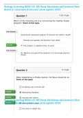 Portage Learning BIOD 121 M5 Exam Questions and Answers Best Rated A&plus; Guaranteed Success Latest update 2023