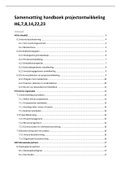 Samenvatting handboek projectontwikkeling H6,7,8,14,22,23