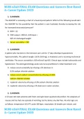 NURS 6560 FINAL EXAM Questions and Answers Best Rated A&plus; Latest Update 2023