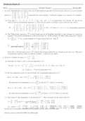 MA122 Lab Report 10 Questions with answers