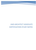 AWS Solutions Architect Associate Study Notes