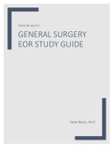 General Surgery EOR Study Guide 