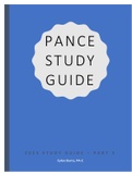 PANCE Study Guide - All sections