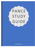 PANCE Study Guide - Part 2 