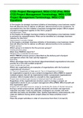 C722- Project Management&comma; WGU C722 &lpar;Pre&rpar;&comma; WGU C722 Project Management Terminology&comma; WGU C722 Project Management Terminology&comma; WGU C722 Equations