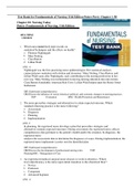 Test Bank For Fundamentals of Nursing 11th Edition Potter Perry Chapter 1-50