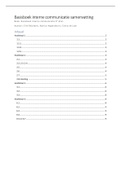 Samenvatting Basisboek interne communicatie
