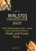 MRL3701 (Insolvency Law) Compiled Study & Exam Pack for 2023 (Questions & Answers) QUALITY PACK!