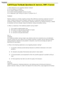 L&M Exam Testbank Questions & Answers, 100% Correct