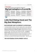 Little Red Riding Hood and the Big Bad Metaphors - Class Notes