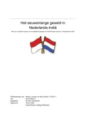Profielwerkstuk Nederlands- Indie Misdrijven tegen de menselijkheid