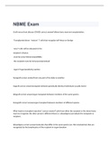 NBME Exam 2023 WITH 100% CORRECT ANSWERS