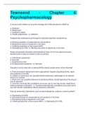 Townsend - Chapter 4&colon;  Psychopharmacology