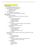 Pharmacology Class Notes for Parkinson Disease 