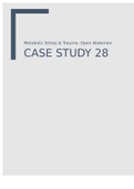 Metabolic Stress & Trauma: Open Abdomen CASE STUDY 28